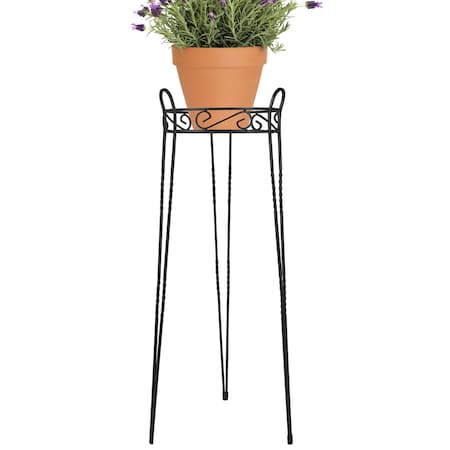 Cobraco Canterbury Plant Stand, Black, 30 in H SCBPS1030-B
