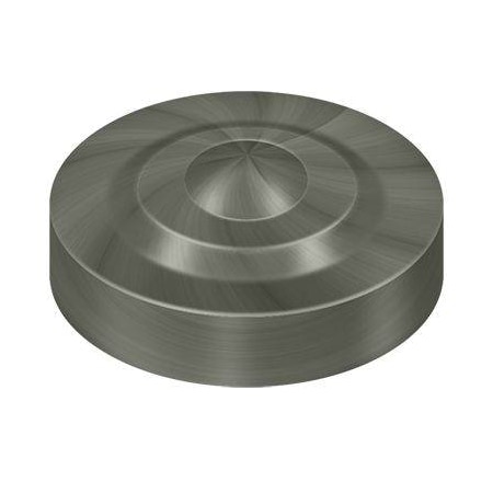 Deltana Button Spoke Screw Cap, 1 in Dia, Solid Brass SCD100U15A