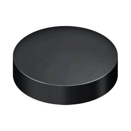 Deltana Button Spoke Screw Cap, 1 in Dia, Solid Brass SCF100U19