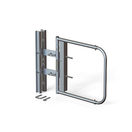 Ega Products Safety Swing Gate, Fits 24"-40" Opening, Self Closing, Finish: Stainless Steel SCG-W-S