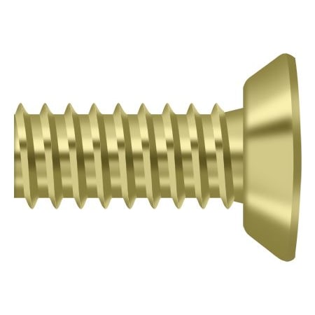 Deltana Machine Screw, St, No 10 X 1/2" Bright Brass SCMS1005U3