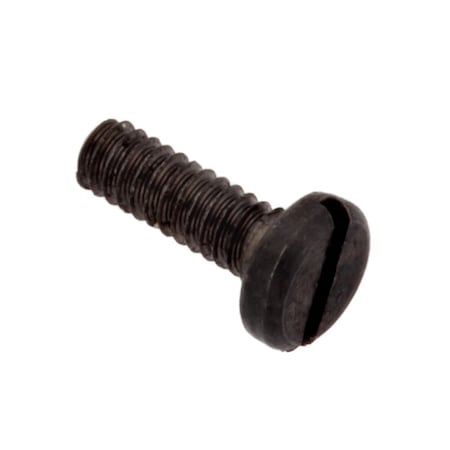 Ampg #2-56 x 1/4 in Slotted Pan Machine Screw, Black Oxide Alloy Steel SCR55002