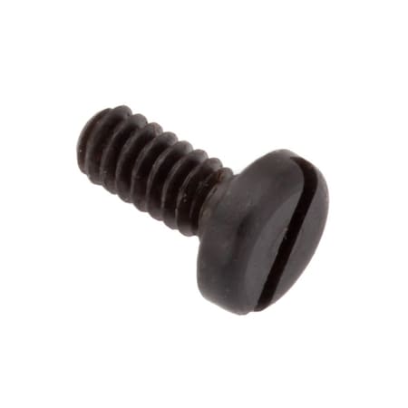 Ampg #4-40 x 3/8 in Slotted Pan Machine Screw, Black Oxide Alloy Steel SCR55014