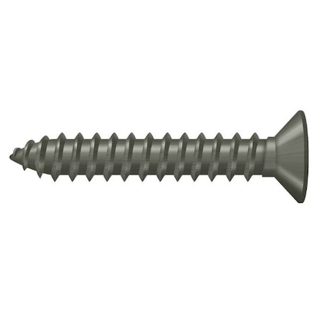 Deltana 1-1/4 in, Wood Screw, Nickel Steel SCWB12125U15A