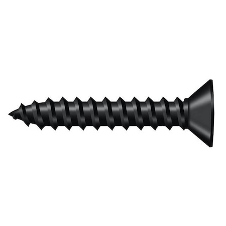 Deltana #7, Wood Screw, Black SCWB775U19