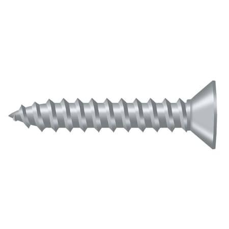 Deltana 3/4 in, Wood Screw, Chrome SCWB775U26D