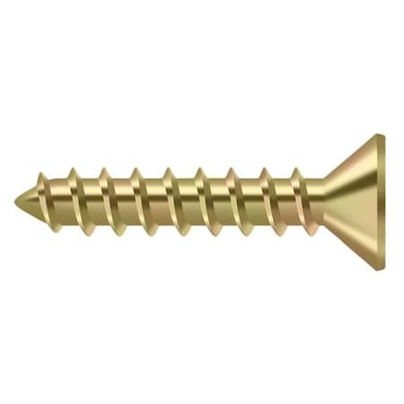 Deltana 1 in, Phillips Drive, Wood Screw, Zinc Plated Steel SCWS1010U2D