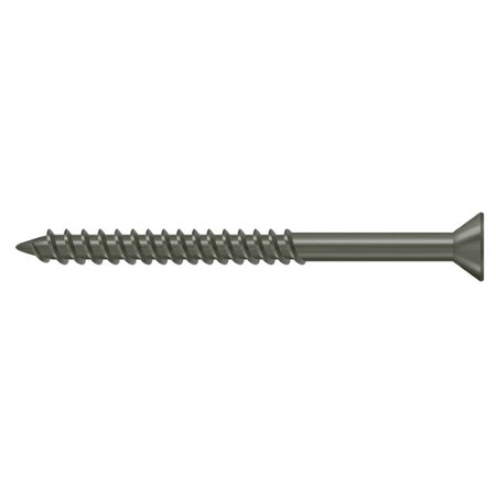 Deltana 2-1/2 in, Wood Screw, Nickel Steel SCWS1025U15A