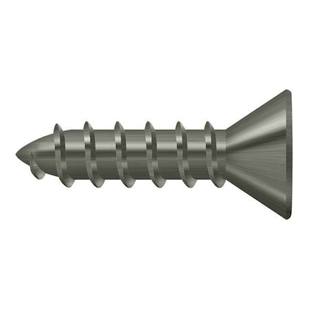 Deltana 3/4 in, Wood Screw, Nickel Steel SCWS1075U15A