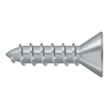 Deltana 3/4 in, Wood Screw, Chrome Steel SCWS1075U26D