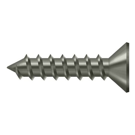 Deltana 1 in, Wood Screw, Nickel Steel SCWS1210U15A
