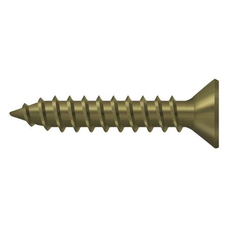 Deltana #9, Wood Screw, Plain Brass SCWS910U5