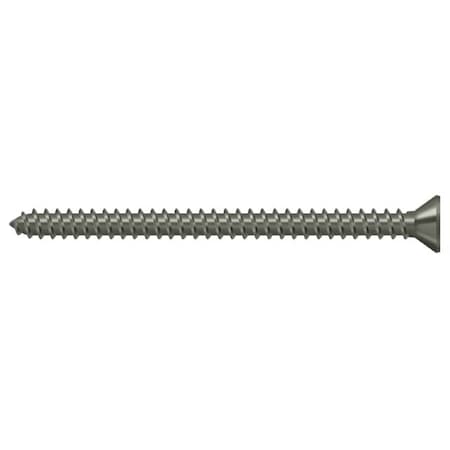 Deltana 2-1/2 in, Wood Screw, Nickel Steel SCWS925U15A