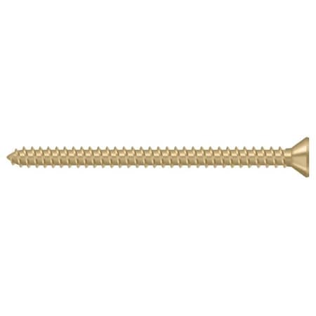 Deltana #9, Wood Screw, Plain Brass SCWS925U4