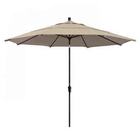 California Umbrella Patio Umbrella, Octagon, 110.5" H, Sunbrella Fabric, Beige 194061037591