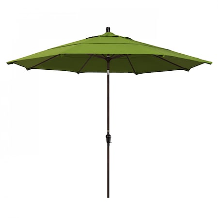 California Umbrella Patio Umbrella, Octagon, 110.5" H, Sunbrella Fabric, Macaw 194061037614