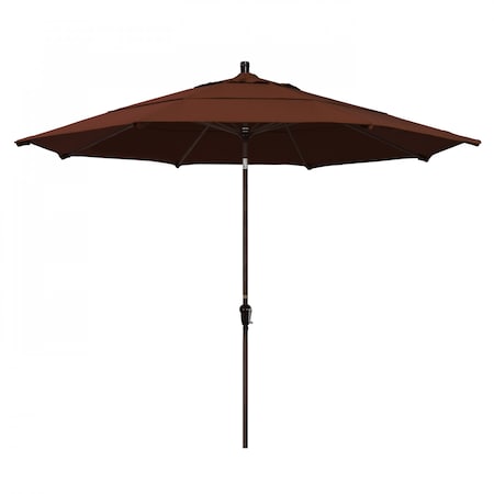 California Umbrella Patio Umbrella, Octagon, 110.5" H, Sunbrella Fabric, Bay Brown 194061037621