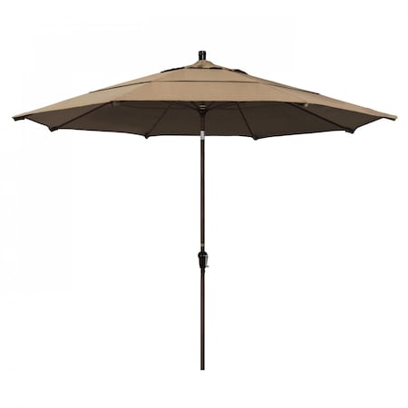 California Umbrella Patio Umbrella, Octagon, 110.5" H, Sunbrella Fabric, Heather Beige 194061037690