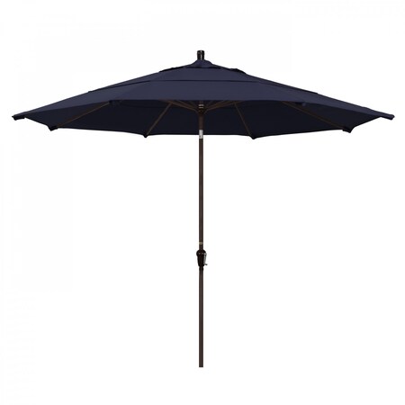 California Umbrella Patio Umbrella, Octagon, 110.5" H, Olefin Fabric, Navy 194061037843