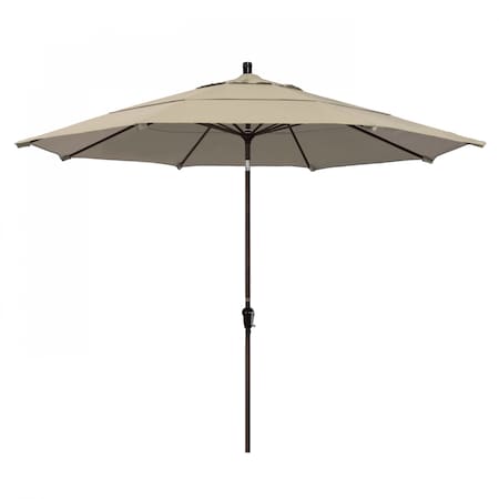 California Umbrella Patio Umbrella, Octagon, 110.5" H, Olefin Fabric, Beige 194061037867