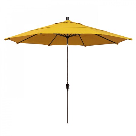 California Umbrella Patio Umbrella, Octagon, 110.5" H, Olefin Fabric, Lemon 194061037874