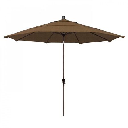 California Umbrella Patio Umbrella, Octagon, 110.5" H, Olefin Fabric, Woven Sesame 194061037966