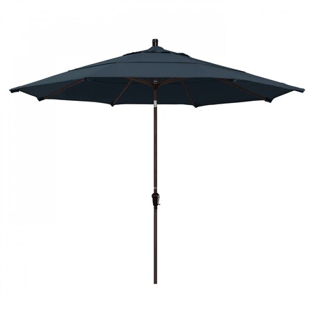 California Umbrella Patio Umbrella, Octagon, 110.5" H, Pacifica Fabric, Sapphire 194061038161