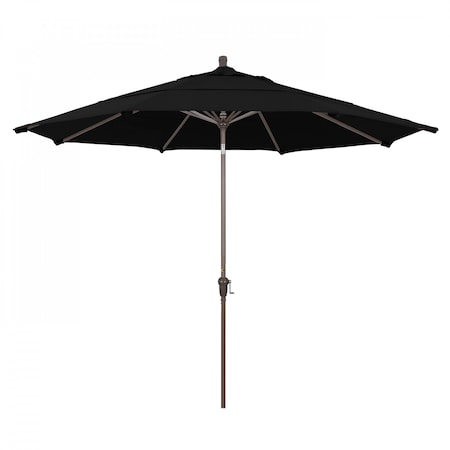 March Patio Umbrella, Octagon, 110.5" H, Sunbrella Fabric, Black 194061038307