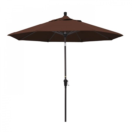 California Umbrella Patio Umbrella, Octagon, 102.38" H, Sunbrella Fabric, Bay Brown 194061039175