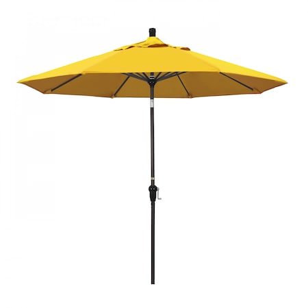 March Patio Umbrella, Octagon, 102.38" H, Sunbrella Fabric, Sunflower Yellow 194061039229