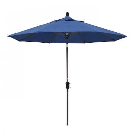 California Umbrella Patio Umbrella, Octagon, 102.38" H, Sunbrella Fabric, Regatta 194061039274