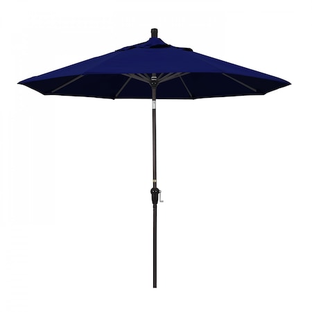 California Umbrella Patio Umbrella, Octagon, 102.38" H, Sunbrella Fabric, True Blue 194061039281