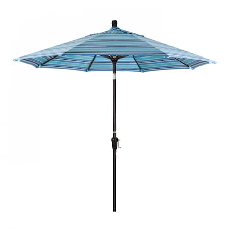 Patio Umbrella, Octagon, 102.38" H, Sunbrella Fabric, Dolce Oasis
