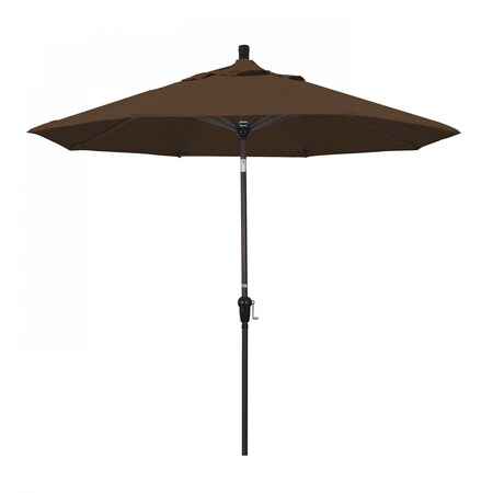 California Umbrella Patio Umbrella, Octagon, 102.38" H, Olefin Fabric, Teak 194061039540