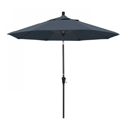 California Umbrella Patio Umbrella, Octagon, 102.38" H, Pacifica Fabric, Sapphire 194061039786