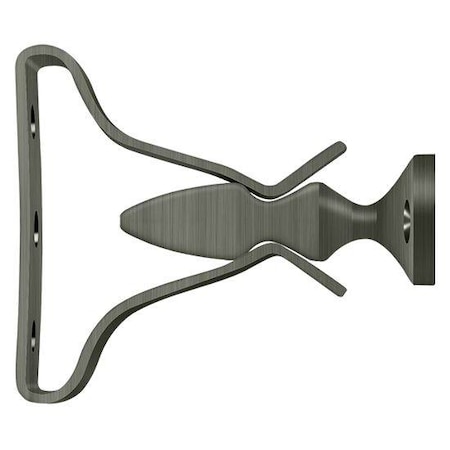Deltana Shutter Door Holder, 2-3/4" Antique Nickel SDH193U15A
