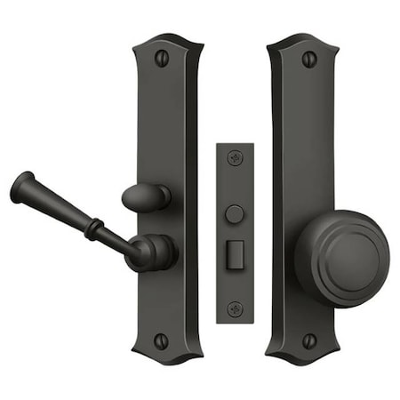 Deltana Storm Door Latch, Classic, Mortise Lock Oil Rubbed Bronze SDL688U10B