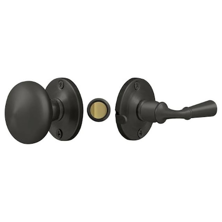 Deltana Storm Door Latch, Round, Tubular Lock Oil Rubbed Bronze SDL980U10B