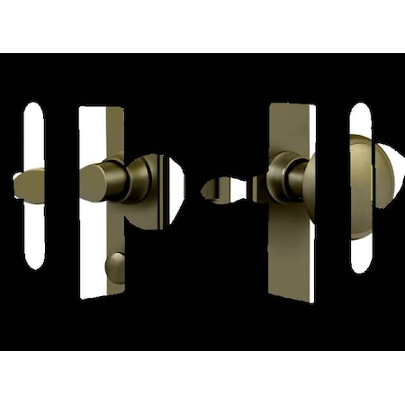 Deltana Storm Door Latch, Square, Mortise Lock Antique Brass SDML334U5