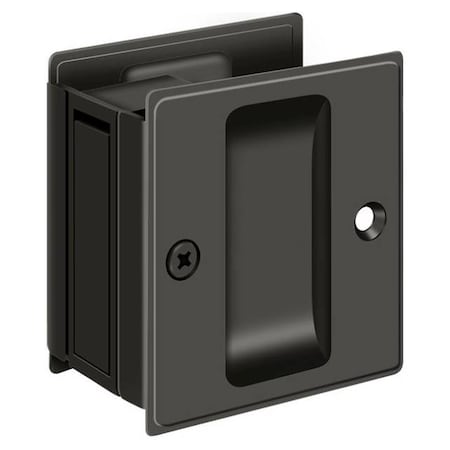 Deltana Pocket Lock, 2-1/2" X 2-3/4" Passage Oil Rubbed Bronze SDP25U10B
