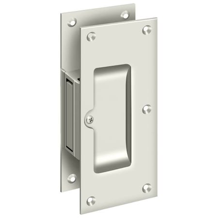 Deltana Decorative Pocket Lock 6", Passage Bright Nickel SDP60U14