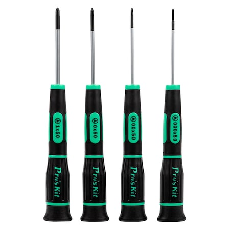 Proskit Precision Screwdriver Set, 4pc SD-081G
