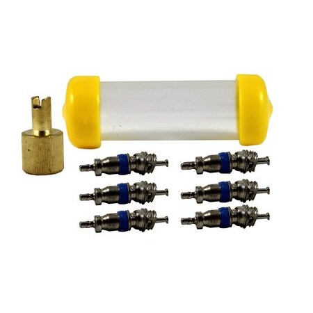 Supco Valve Cores, 6, w/Wrench SF3805