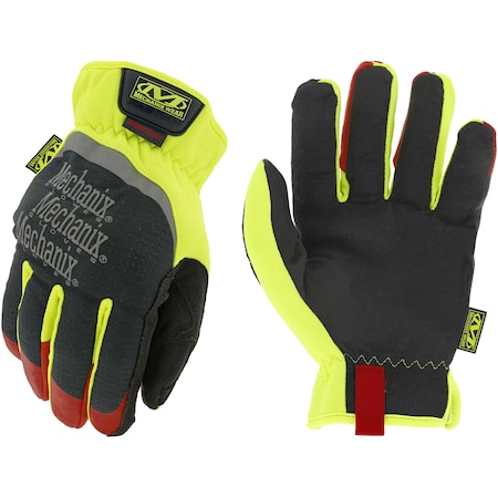 Mechanix Wear Hi-Vis Cut Resistant Gloves, Cut Level A4 , Uncoated , XL 1 PR SFF-X91-011