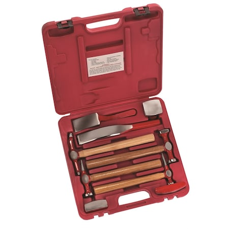 S&G Tool Aid Body Repair Kit, 9 Piece (Red For Aluminu SGT89450