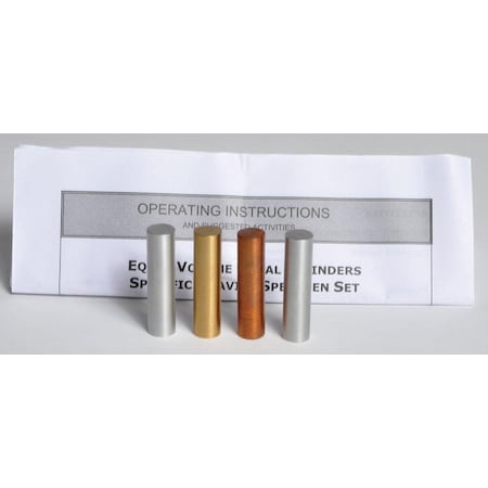 United Scientific Equal Volume Metal Cylinders, Set Of 4 SGVC04