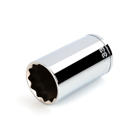 Tekton 1/2 Inch Drive x 33 mm Deep 12-Point Socket SHD23333