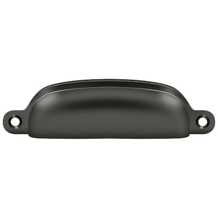Deltana Exposed Shell Pull 4" Oil Rubbed Bronze SHP29U10B