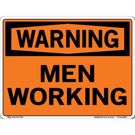 Vestil Sign-Warning-07 12.5X9.5 Label/Decal.011, SI-W-07-B-LB-011 SI-W-07-B-LB-011