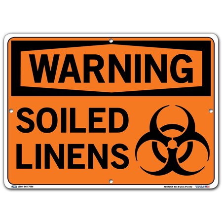 Vestil Polystyrene Sign, 10-1/2" H, 14-1/2" W, Polystyrene, Rectangle, English, SI-W-28-C-PS-040 SI-W-28-C-PS-040